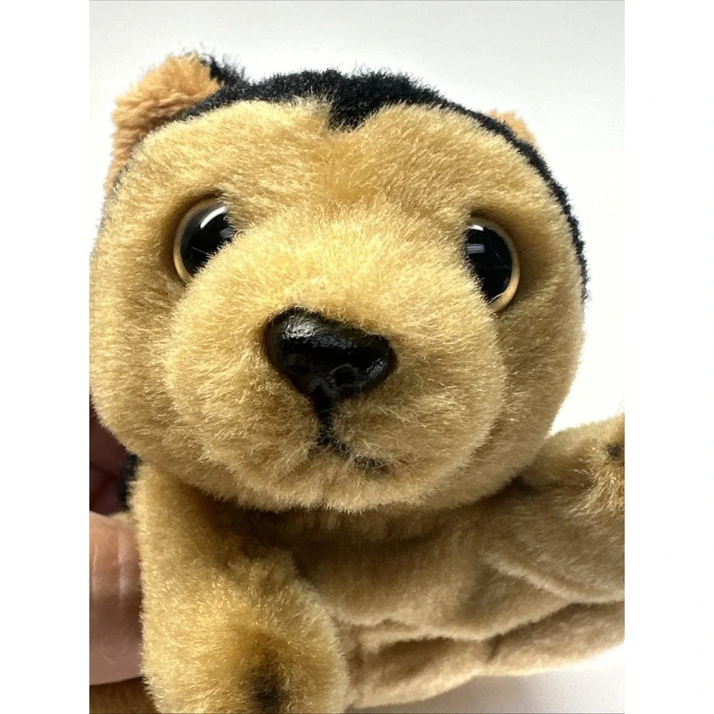 Russ Petooties Pets Alsatian German Shepherd GSD Dog Plush Toy Small 5in Brown